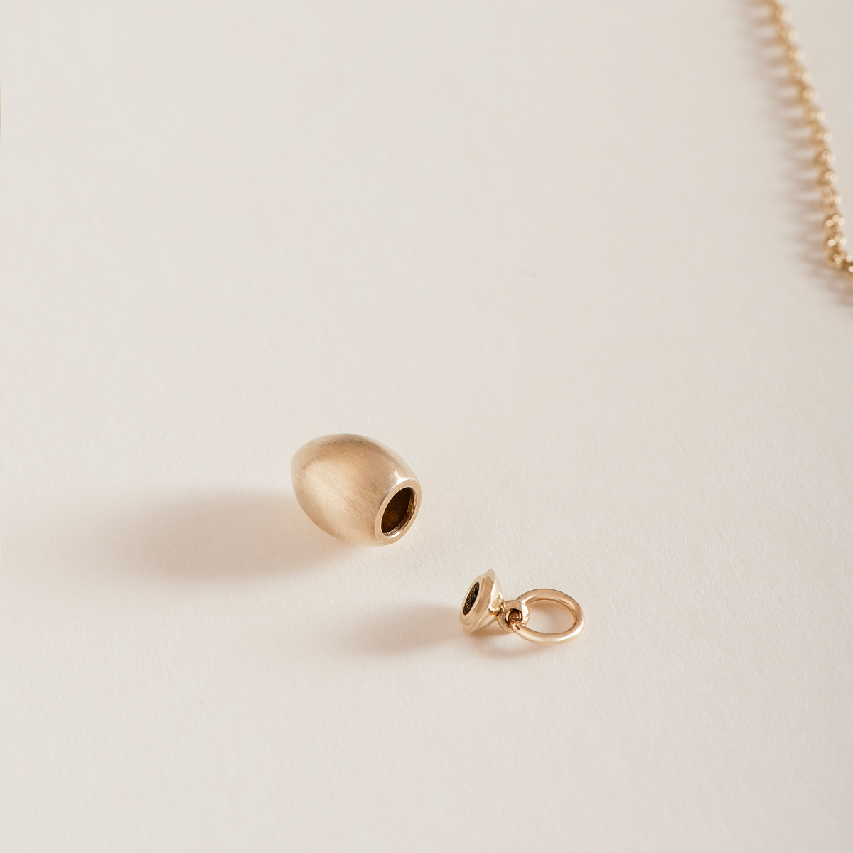 Oval Gold Urn