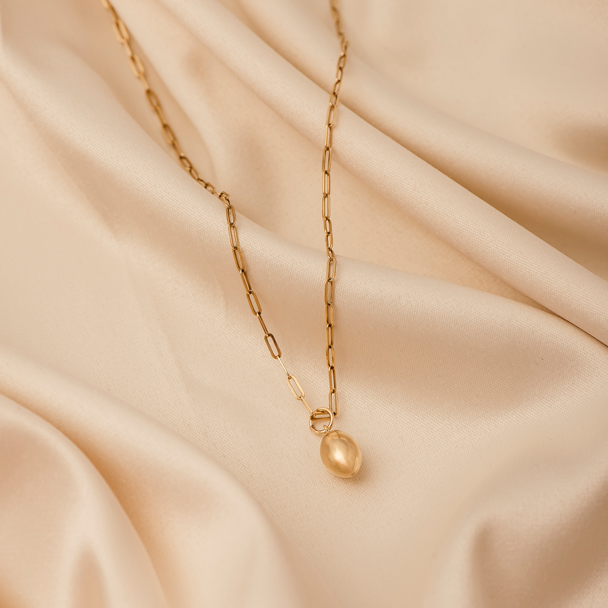 Oval Gold Urn
