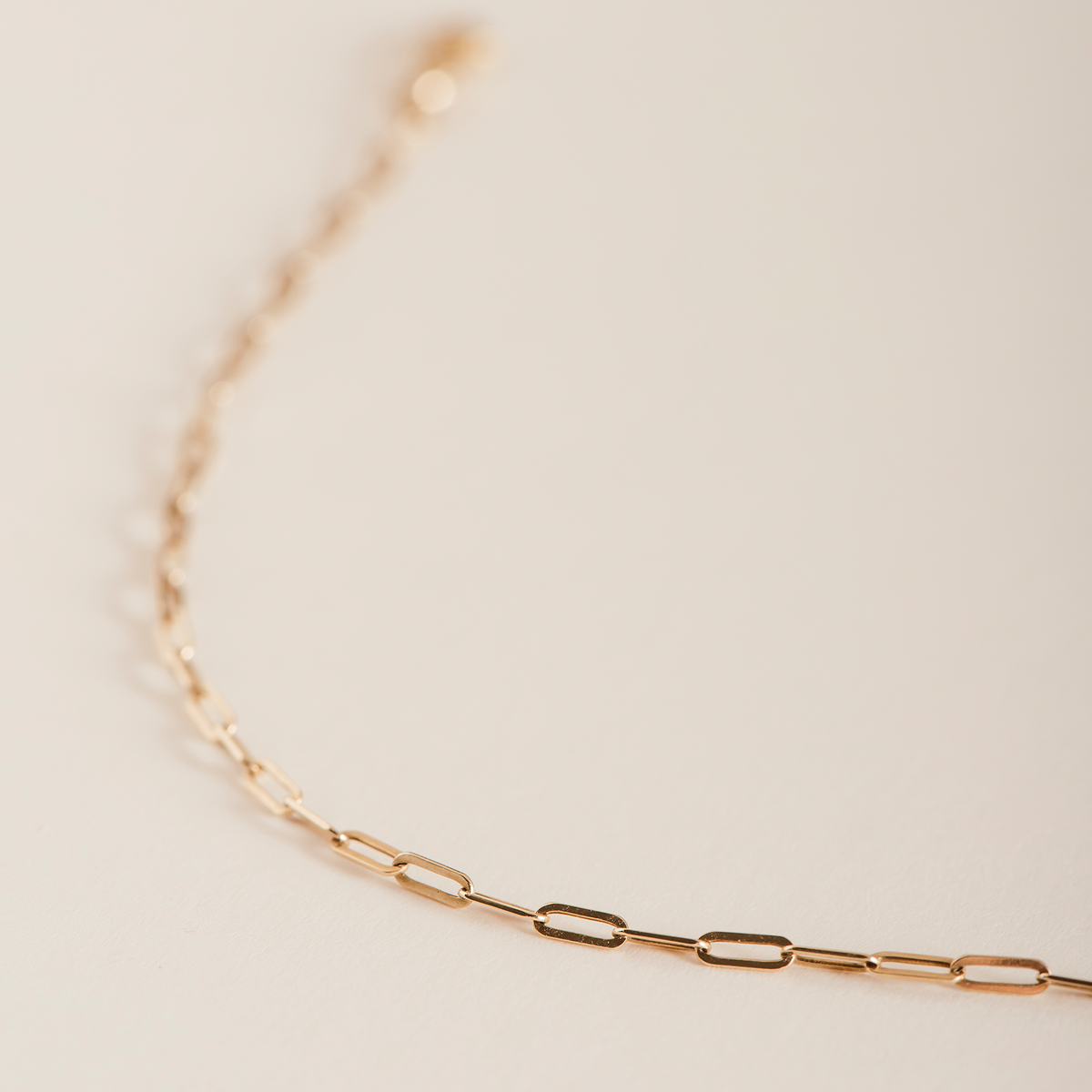 Paperclip Gold Bracelet
